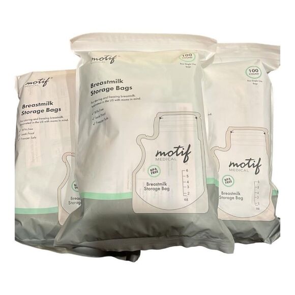 New Motif Medical Milk Breastmilk Storage Bags 90 Ct - Lot of 3 - Picture 2 of 2